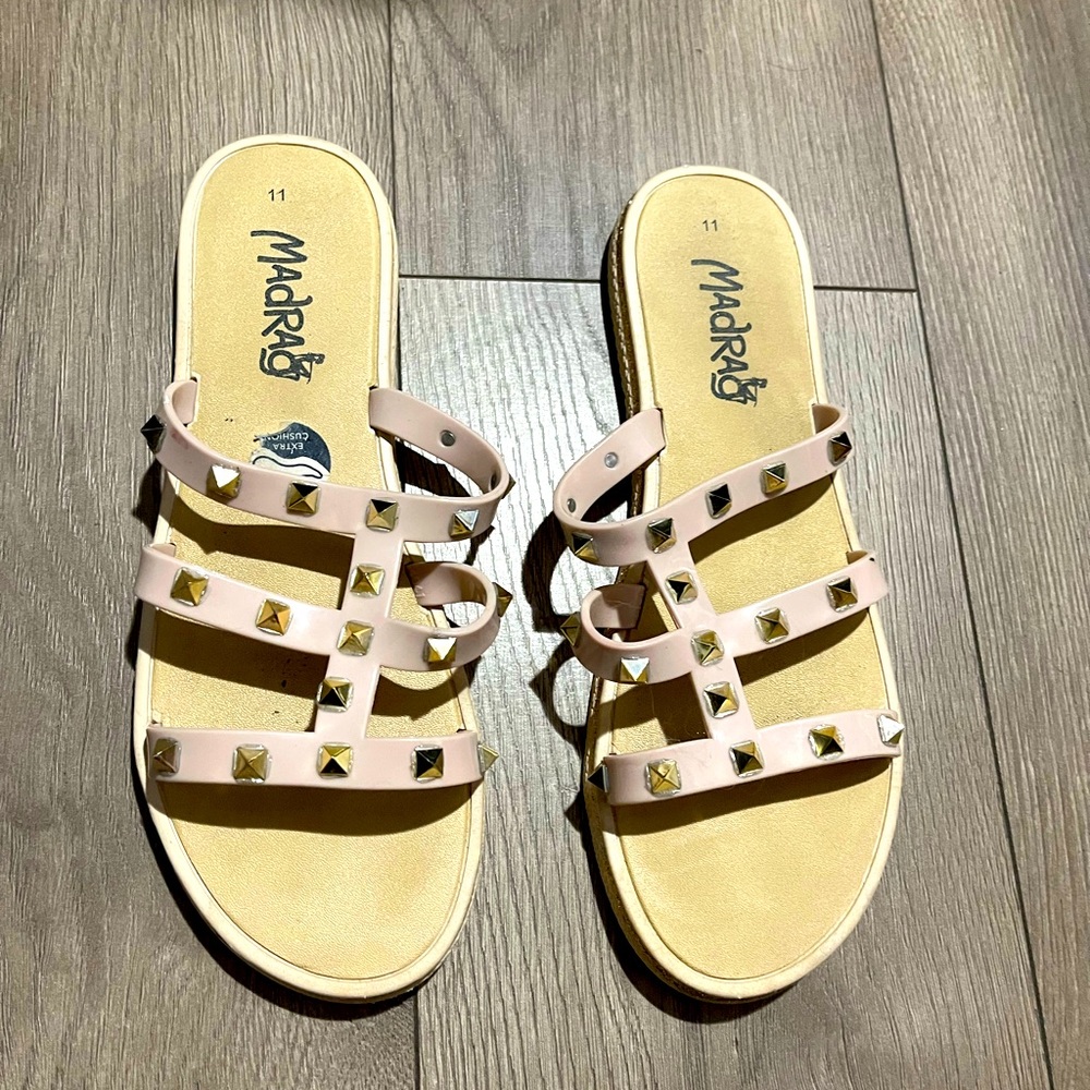 Studded Blush Pink Sandals